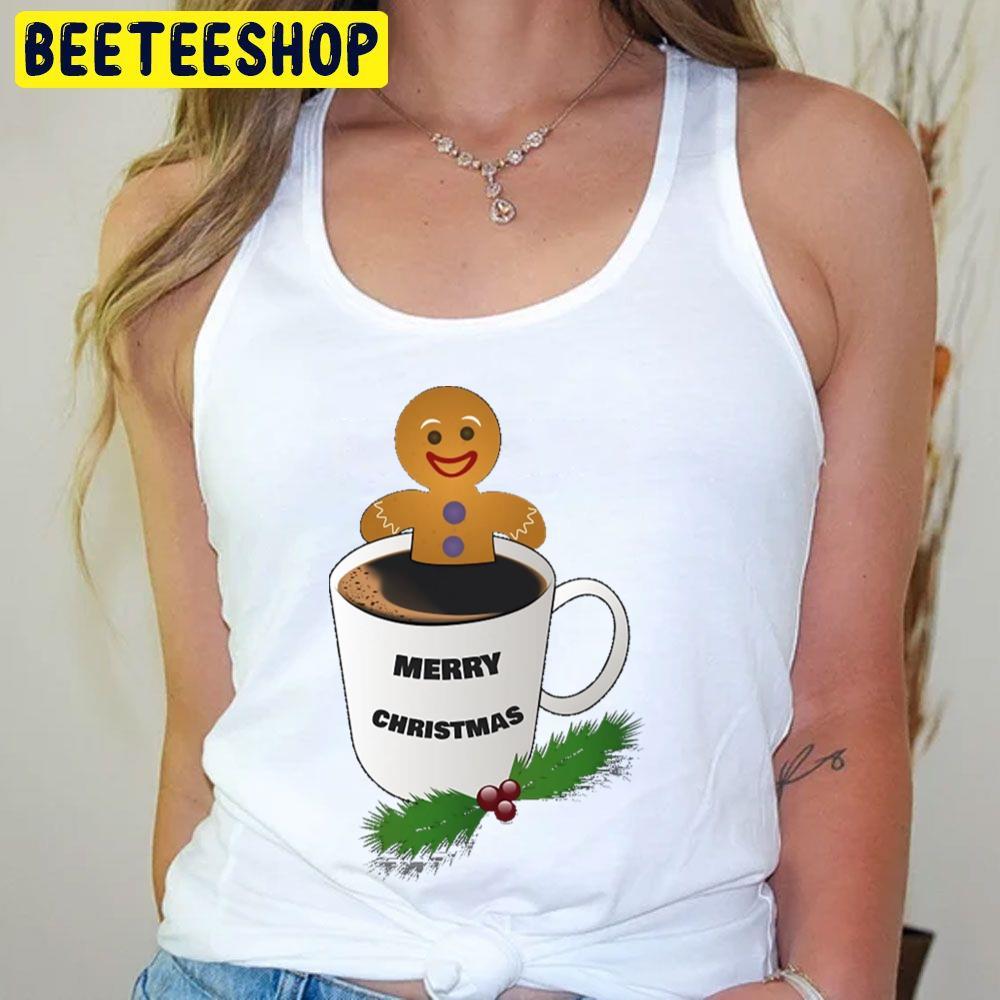 Coffee Bath A Gingerbread Christmas Unisex T-Shirt Coffee Bath A Gingerbread Christmas Unisex T-Shirt