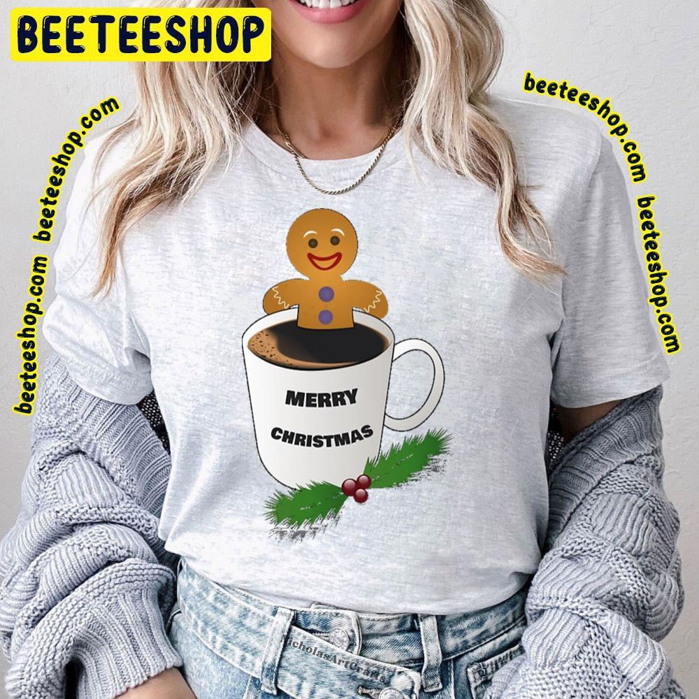 Coffee Bath A Gingerbread Christmas Unisex T-Shirt Coffee Bath A Gingerbread Christmas Unisex T-Shirt