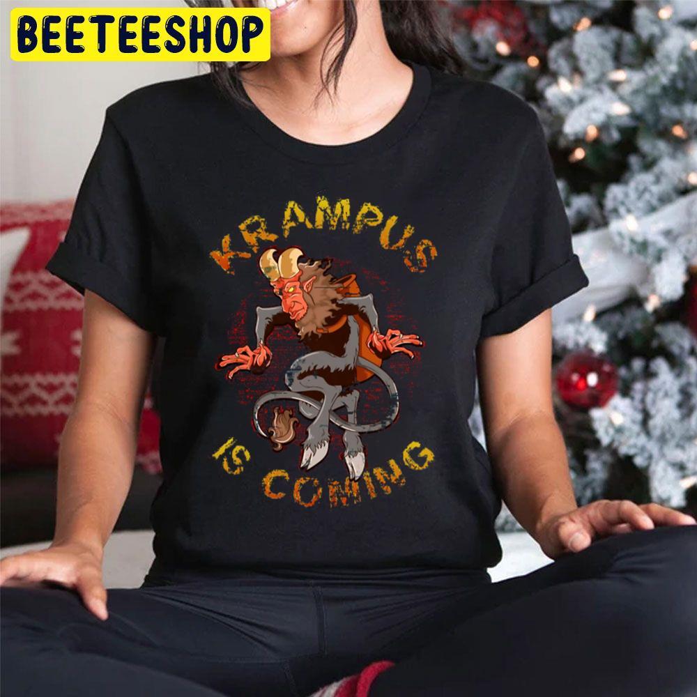 Coming Christmas Humor Funny Krampus Beeteeshop Trending Unisex Hoodie Coming Christmas Humor Funny Krampus Beeteeshop Trending Unisex Hoodie