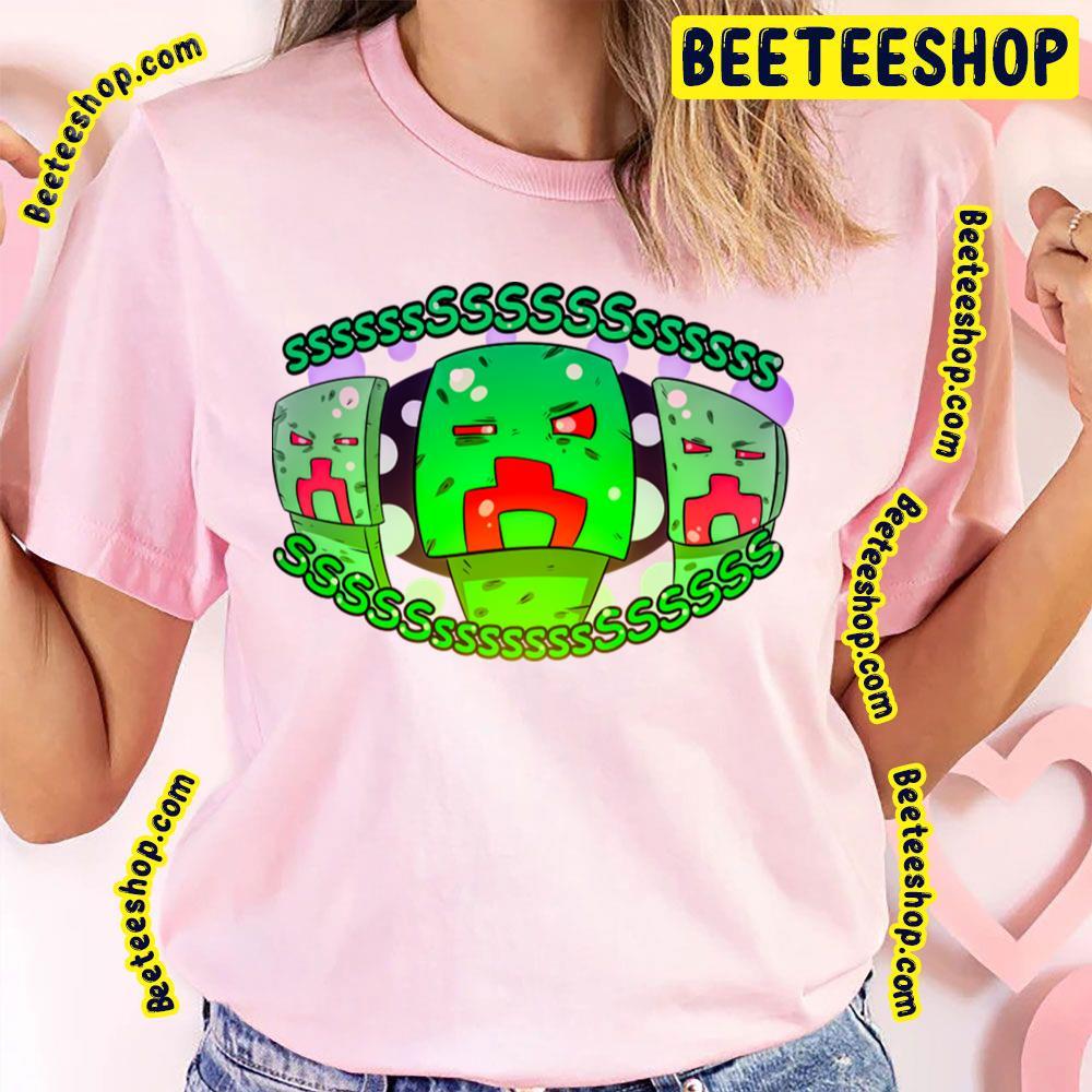 Creeper Minecraft Game Unisex T-Shirt Creeper Minecraft Game Unisex T-Shirt