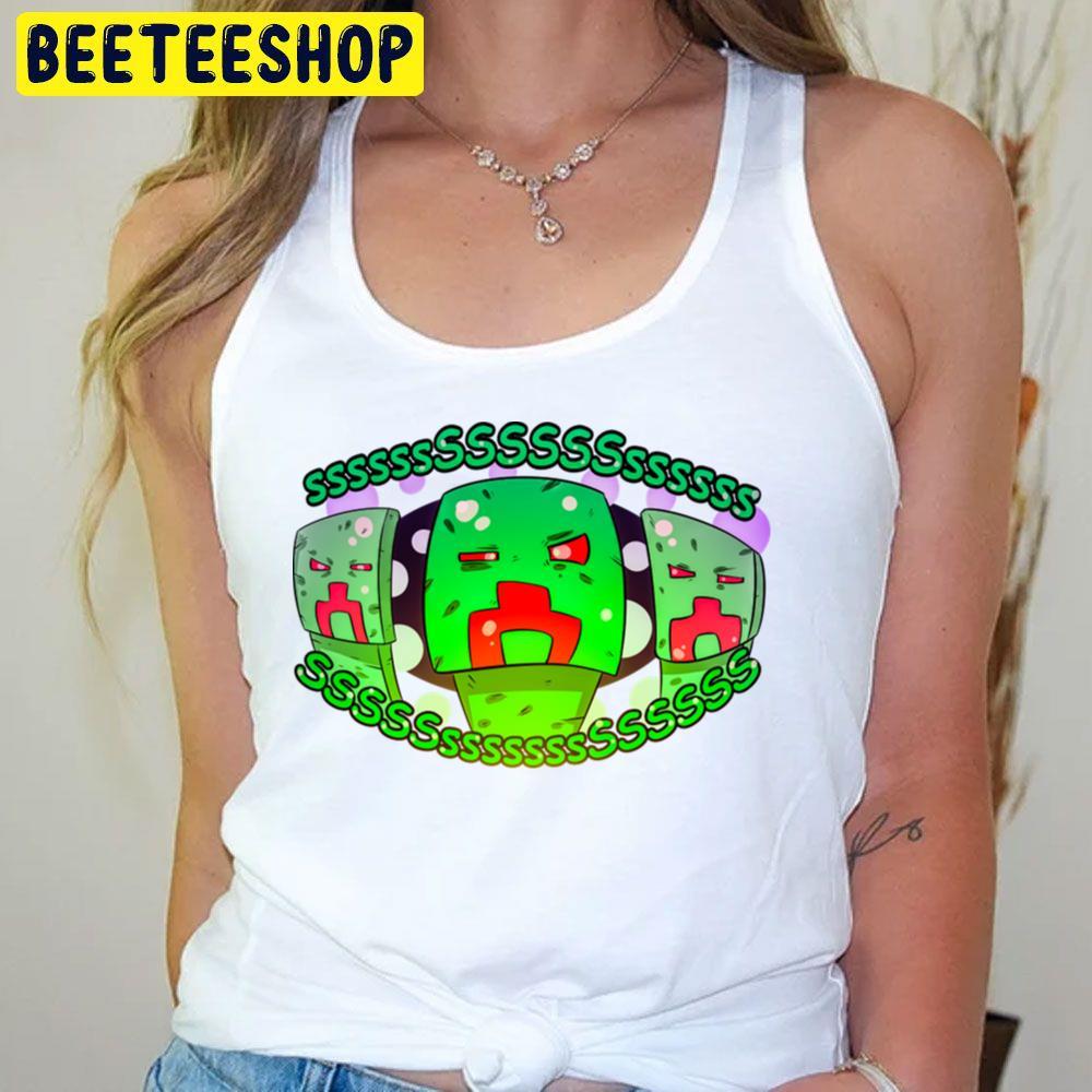 Creeper Minecraft Game Unisex T-Shirt Creeper Minecraft Game Unisex T-Shirt