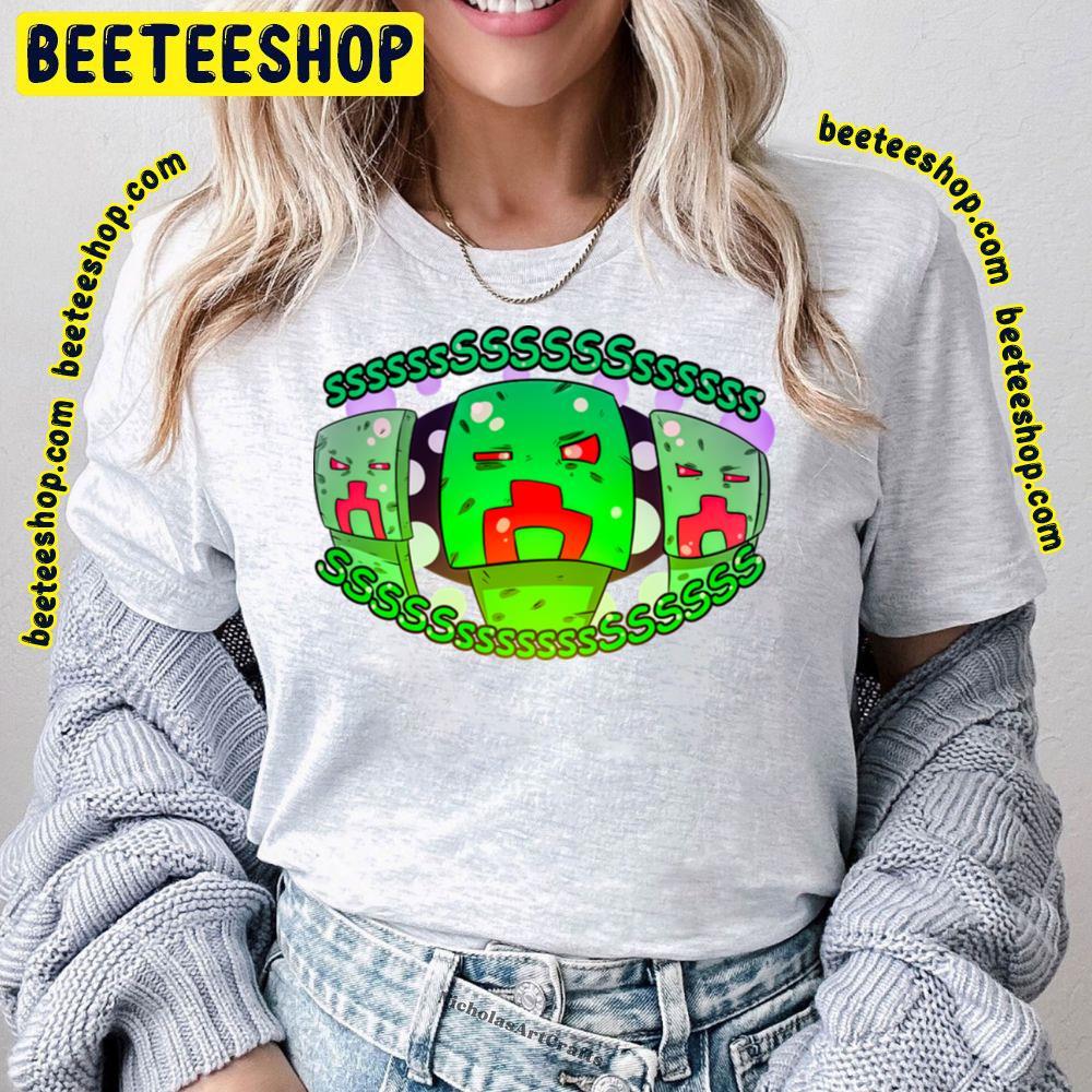 Creeper Minecraft Game Unisex T-Shirt Creeper Minecraft Game Unisex T-Shirt
