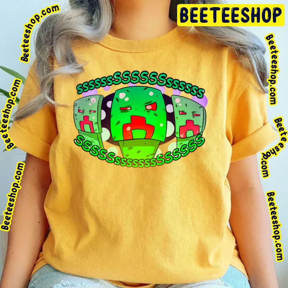 Creeper Minecraft Game Unisex T-Shirt Creeper Minecraft Game Unisex T-Shirt