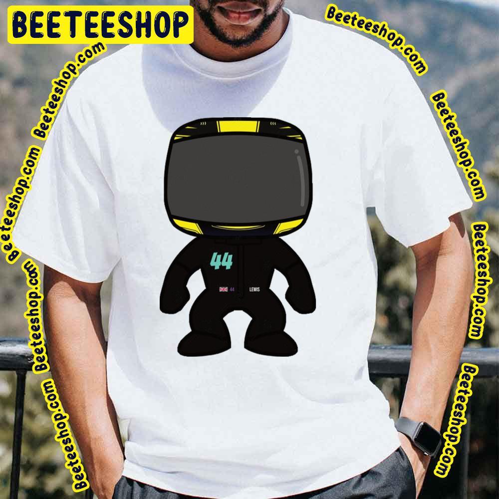 Custom Bobblehead Yellow Helmet Lewis Hamilton Unisex T-Shirt Custom Bobblehead Yellow Helmet Lewis Hamilton Unisex T-Shirt