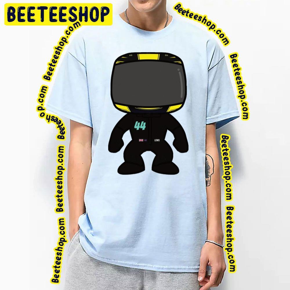 Custom Bobblehead Yellow Helmet Lewis Hamilton Unisex T-Shirt Custom Bobblehead Yellow Helmet Lewis Hamilton Unisex T-Shirt
