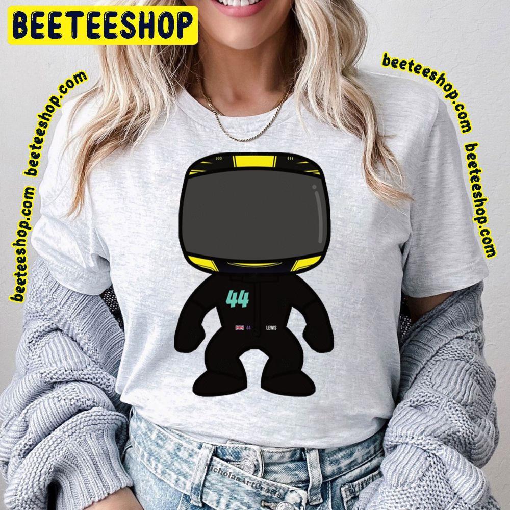 Custom Bobblehead Yellow Helmet Lewis Hamilton Unisex T-Shirt Custom Bobblehead Yellow Helmet Lewis Hamilton Unisex T-Shirt