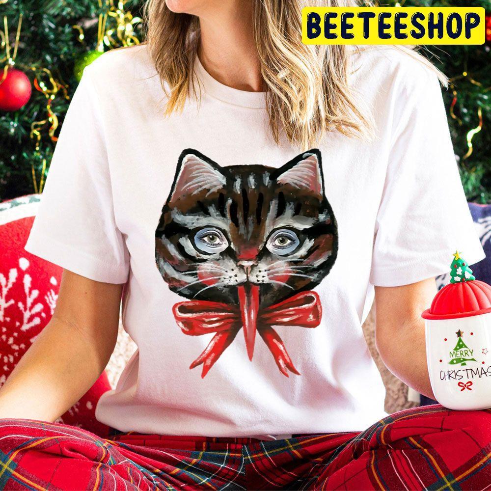 Cute Black Cat Krampus Face Christmas Beeteeshop Trending Unisex Hoodie Cute Black Cat Krampus Face Christmas Beeteeshop Trending Unisex Hoodie