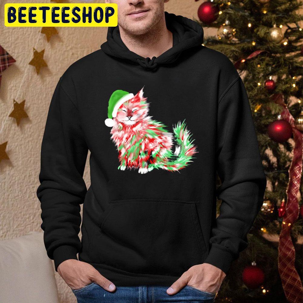 Cute Christmas Holiday Cat Beeteeshop Trending Unisex Sweatshirt Cute Christmas Holiday Cat Beeteeshop Trending Unisex Sweatshirt