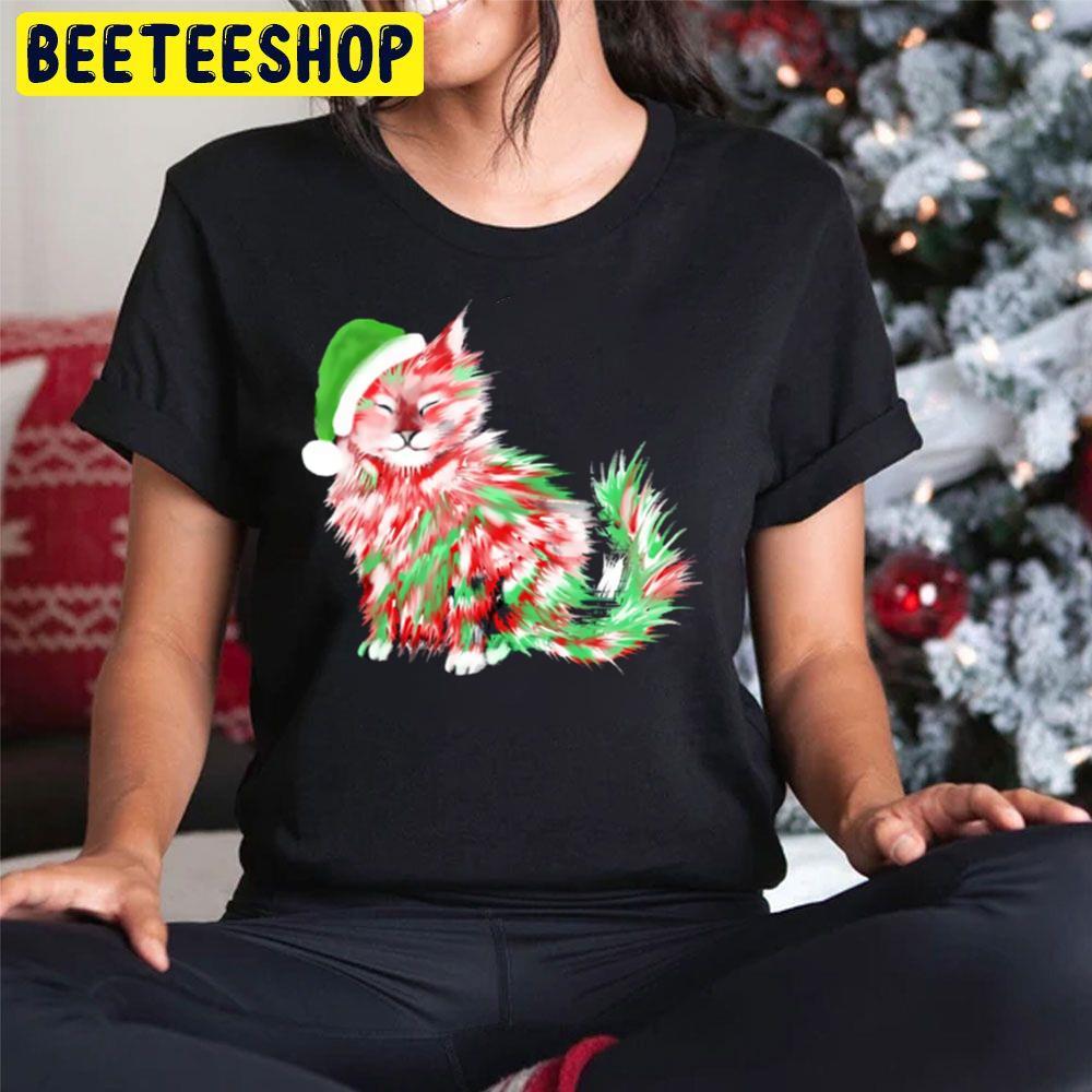 Cute Christmas Holiday Cat Beeteeshop Trending Unisex Sweatshirt Cute Christmas Holiday Cat Beeteeshop Trending Unisex Sweatshirt