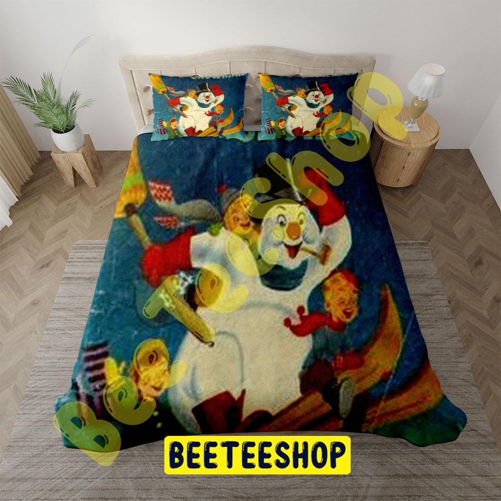 Cute Frosty The Snowman 7 Trending Bedding Set Cute Frosty The Snowman 7 Trending Bedding Set