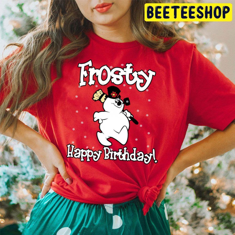 Cute Happy Birthday Frosty The Snowman Christmas Beeteeshop Trending Unisex Hoodie Cute Happy Birthday Frosty The Snowman Christmas Beeteeshop Trending Unisex Hoodie