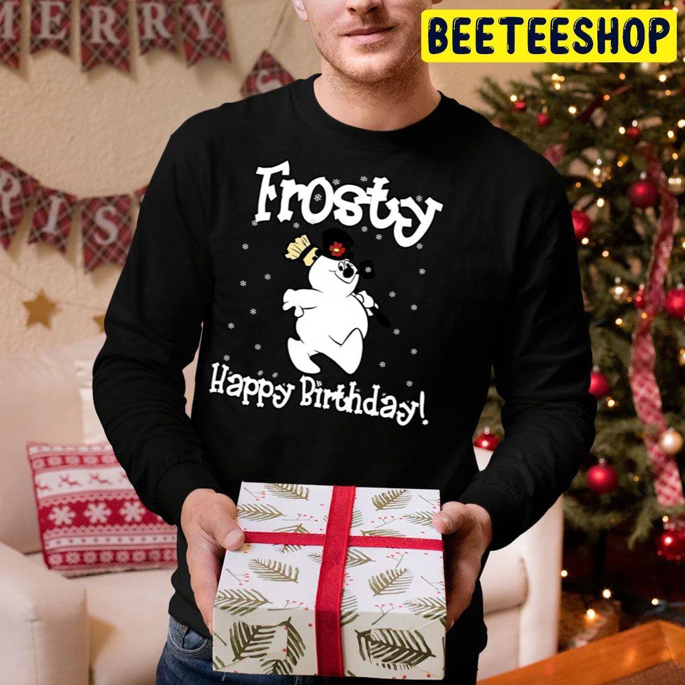 Cute Happy Birthday Frosty The Snowman Christmas Beeteeshop Trending Unisex Hoodie Cute Happy Birthday Frosty The Snowman Christmas Beeteeshop Trending Unisex Hoodie