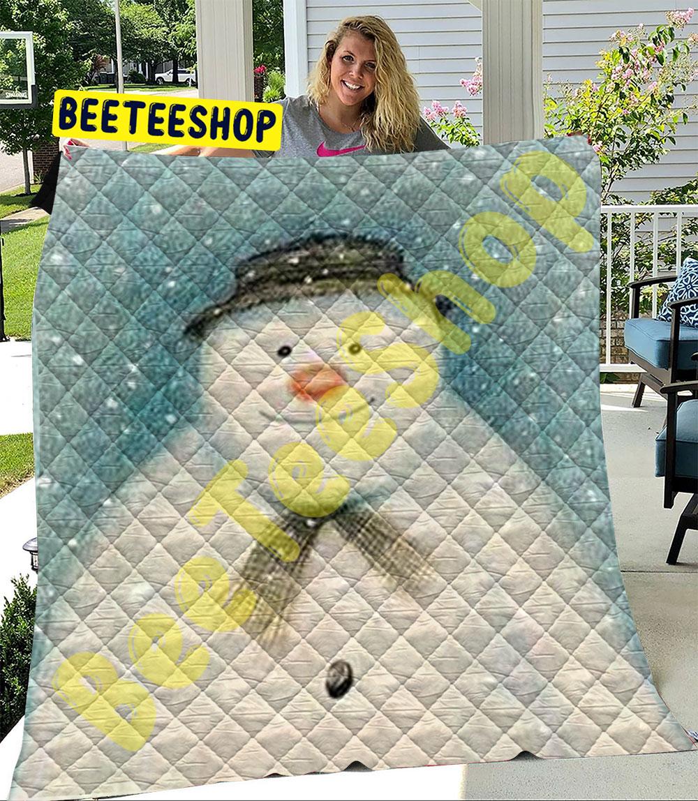 Cute The Snowman 2 Trending Quilt Cute The Snowman 2 Trending Quilt