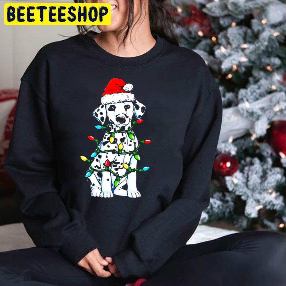 Dalmatian Christmas Tree Beeteeshop Trending Unisex Hoodie Dalmatian Christmas Tree Beeteeshop Trending Unisex Hoodie