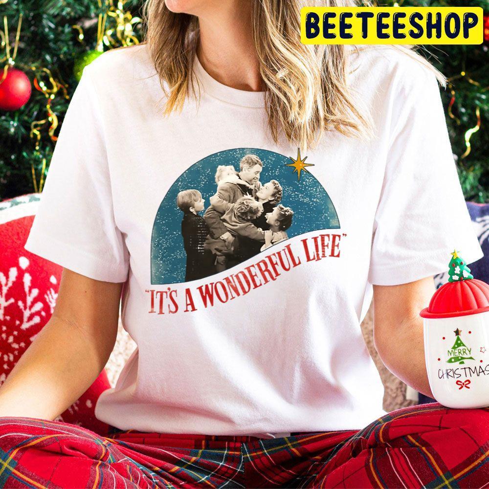 Distressed Christmas It's A Wonderful Life Beeteeshop Trending Unisex Hoodie Distressed Christmas It's A Wonderful Life Beeteeshop Trending Unisex Hoodie