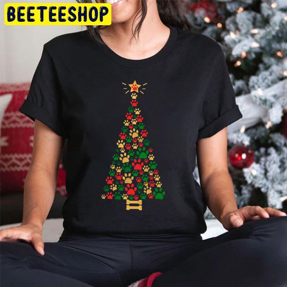 Dog Lovers Cute And Funny Dog Paws Prints Christmas Tree Beeteeshop Trending Unisex Hoodie Dog Lovers Cute And Funny Dog Paws Prints Christmas Tree Beeteeshop Trending Unisex Hoodie