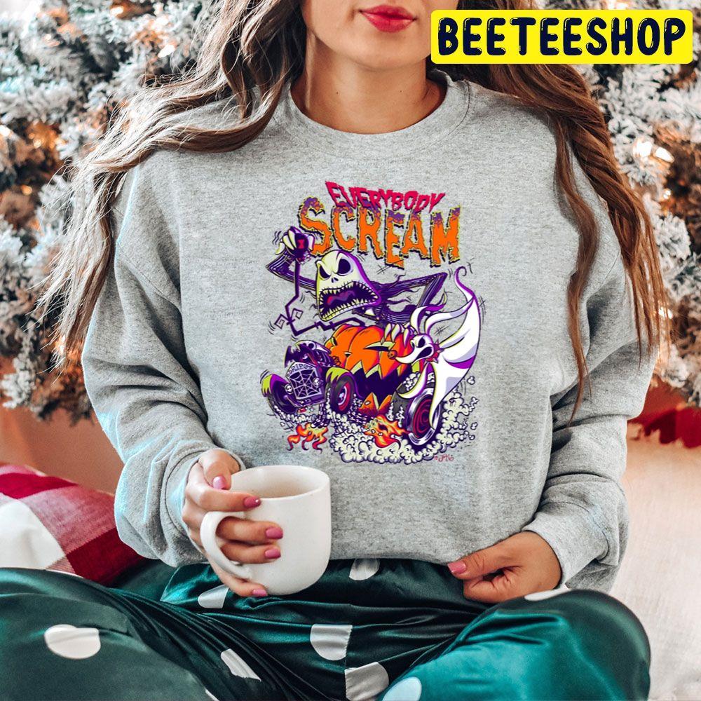 Everybody Scream The Nightmare Before Christmas Beeteeshop Trending Unisex Hoodie Everybody Scream The Nightmare Before Christmas Beeteeshop Trending Unisex Hoodie