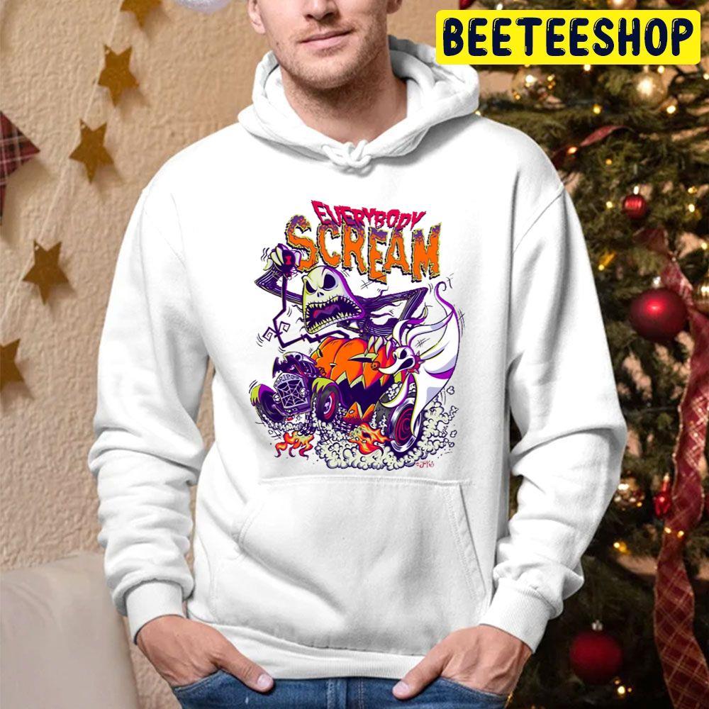 Everybody Scream The Nightmare Before Christmas Beeteeshop Trending Unisex Hoodie Everybody Scream The Nightmare Before Christmas Beeteeshop Trending Unisex Hoodie