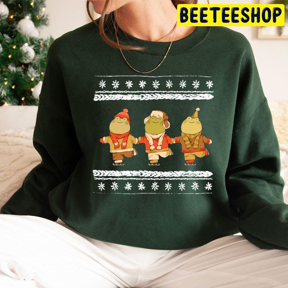 Festive Froggie Christmas Beeteeshop Trending Unisex Sweatshirt Festive Froggie Christmas Beeteeshop Trending Unisex Sweatshirt