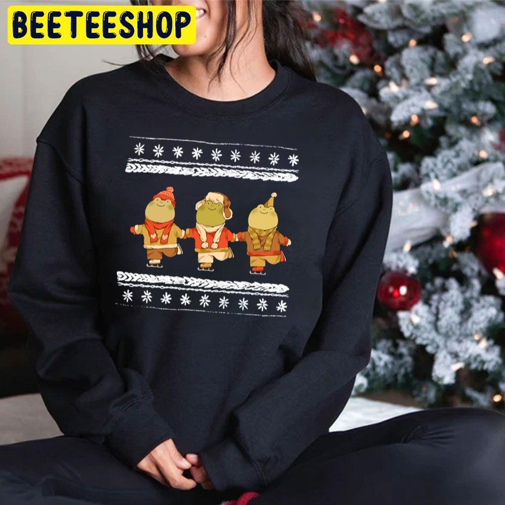 Festive Froggie Christmas Beeteeshop Trending Unisex Sweatshirt Festive Froggie Christmas Beeteeshop Trending Unisex Sweatshirt