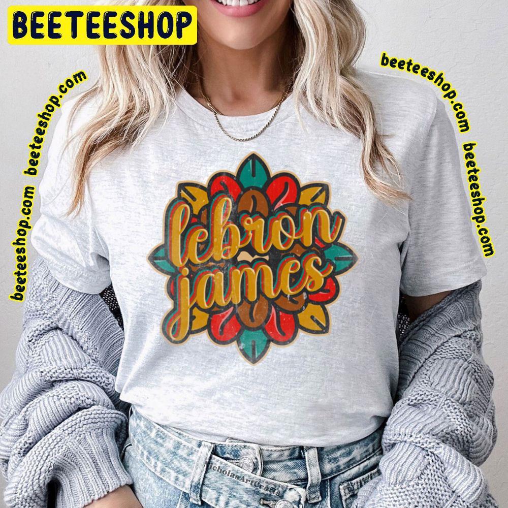 Flower Lebron James Basketball Unisex T-Shirt Flower Lebron James Basketball Unisex T-Shirt