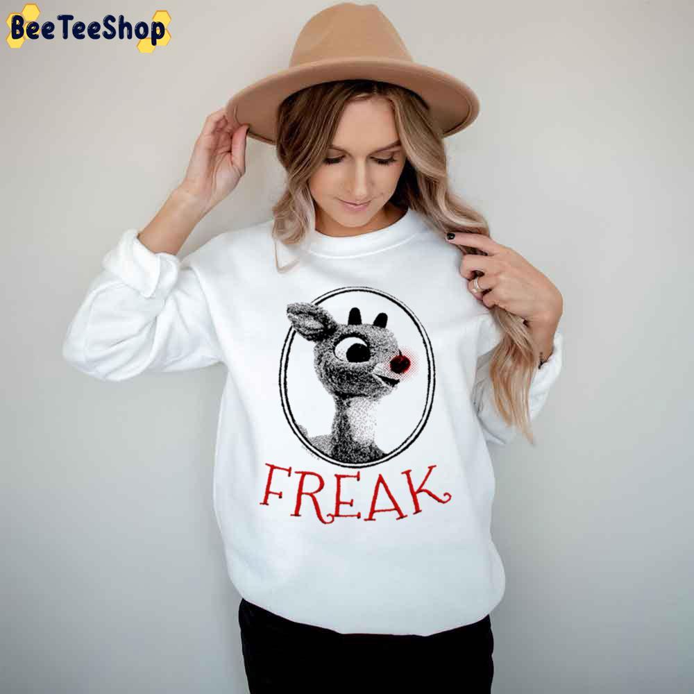 Freak Rudolph The Red Nosed Reindeer Christmas Beeteeshop Trending Unisex T-Shirt Freak Rudolph The Red Nosed Reindeer Christmas Beeteeshop Trending Unisex T-Shirt