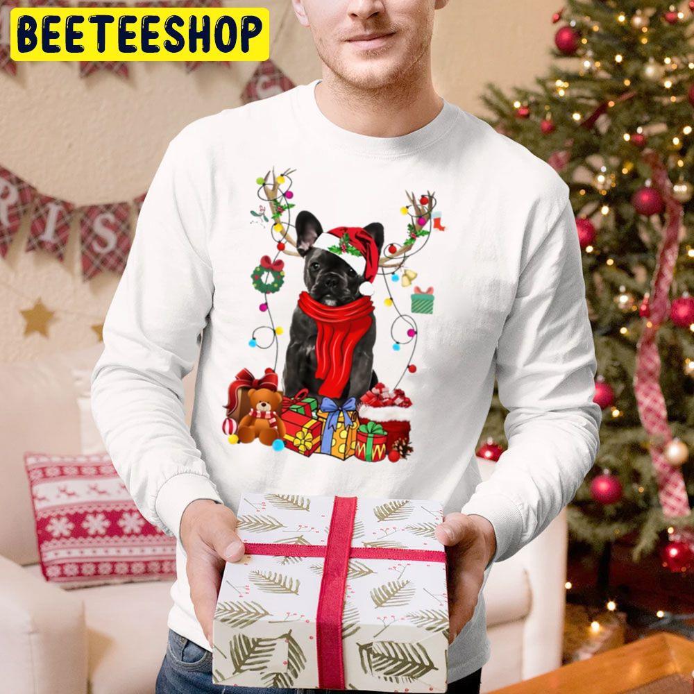 French Bulldog Reindeer Xmas Lights Merry Christmas Beeteeshop Trending Unisex Hoodie French Bulldog Reindeer Xmas Lights Merry Christmas Beeteeshop Trending Unisex Hoodie