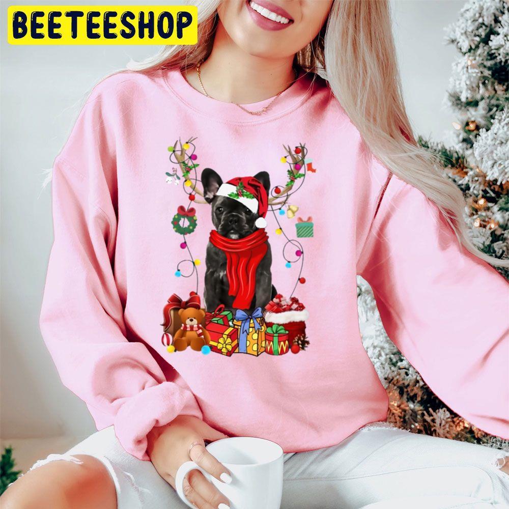 French Bulldog Reindeer Xmas Lights Merry Christmas Beeteeshop Trending Unisex Hoodie French Bulldog Reindeer Xmas Lights Merry Christmas Beeteeshop Trending Unisex Hoodie
