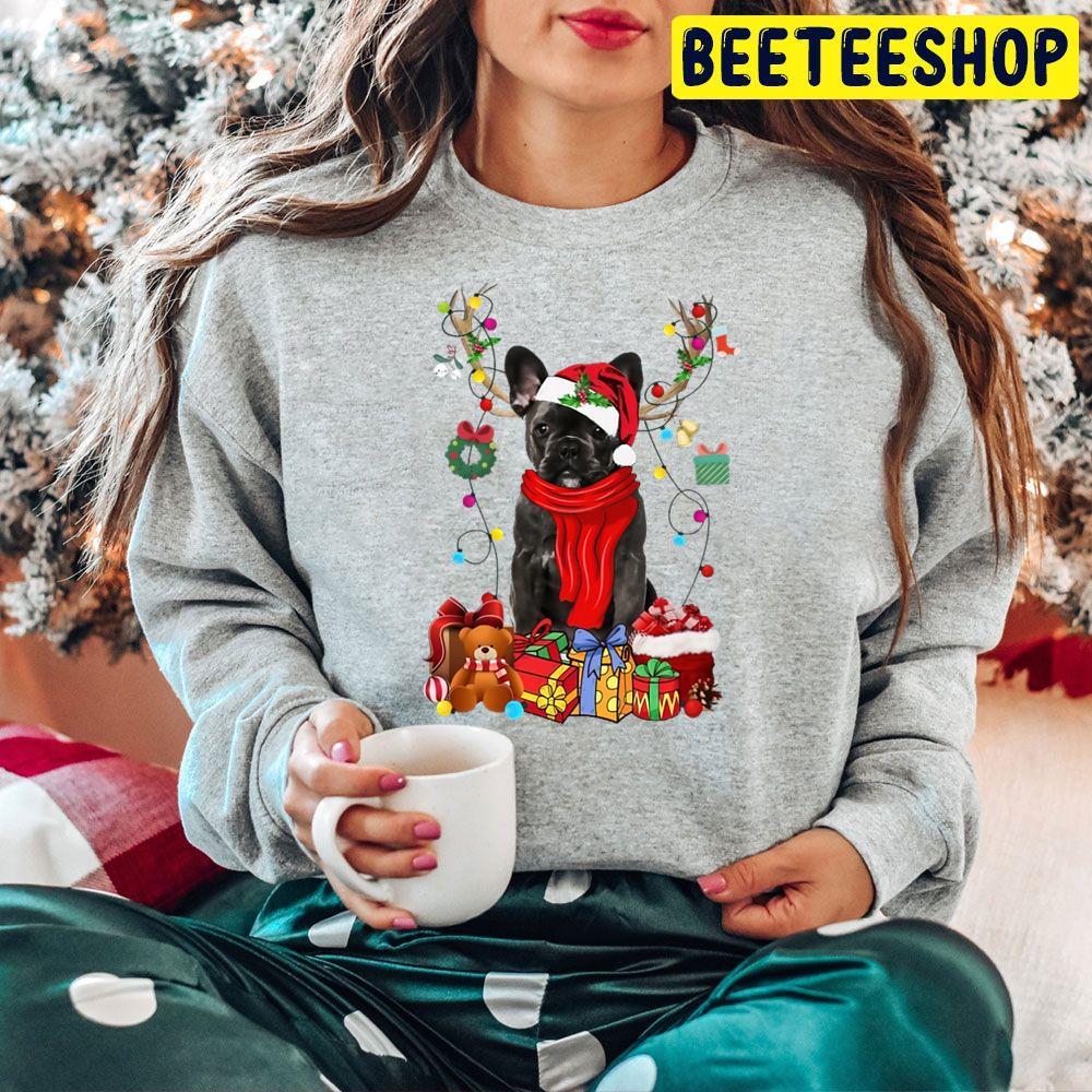 French Bulldog Reindeer Xmas Lights Merry Christmas Beeteeshop Trending Unisex Hoodie French Bulldog Reindeer Xmas Lights Merry Christmas Beeteeshop Trending Unisex Hoodie