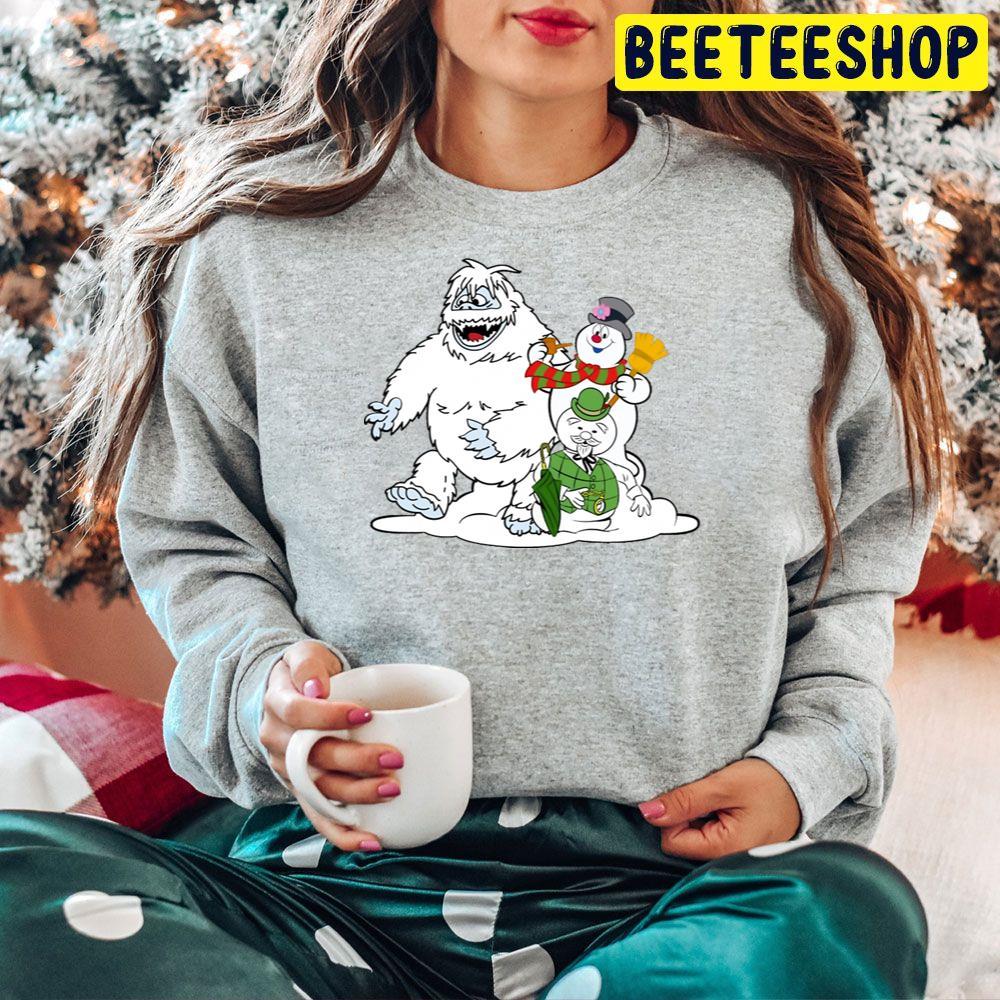 Frosty Bumble And Sam The Snowmen Christmas Beeteeshop Trending Unisex Hoodie Frosty Bumble And Sam The Snowmen Christmas Beeteeshop Trending Unisex Hoodie