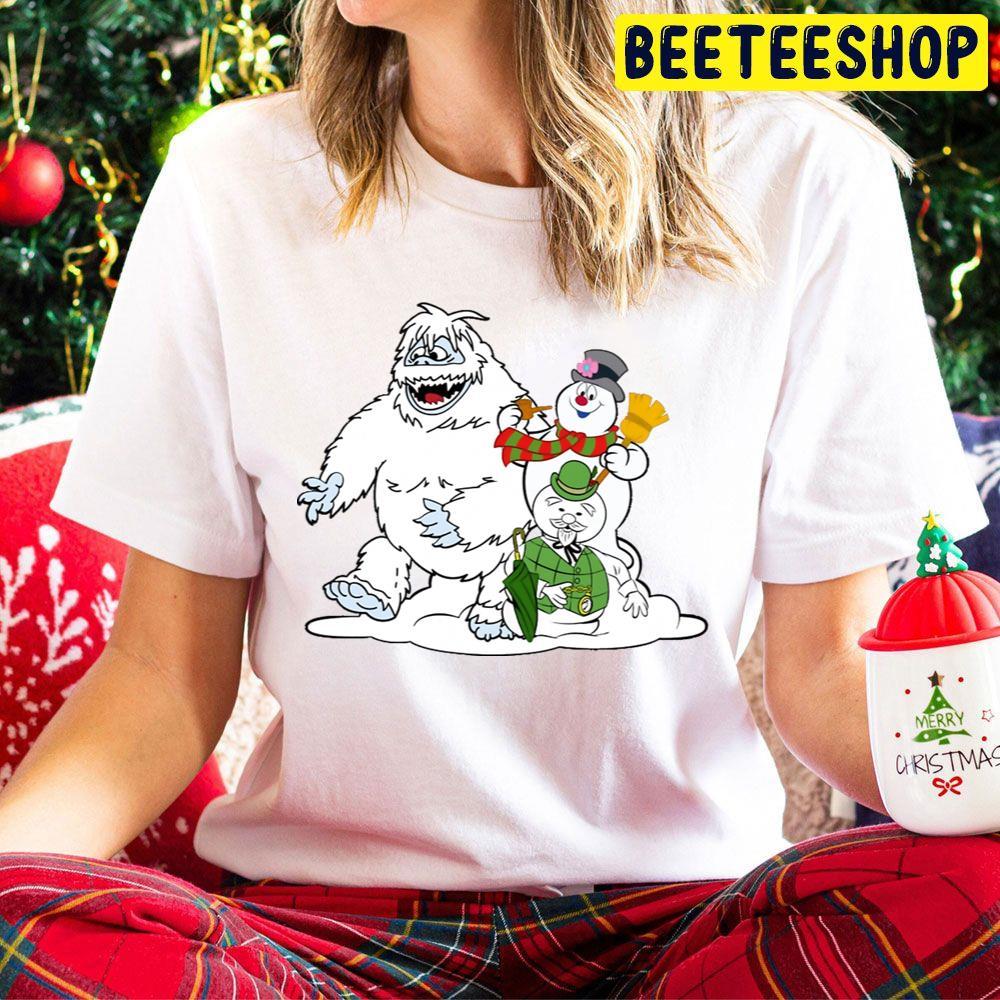 Frosty Bumble And Sam The Snowmen Christmas Beeteeshop Trending Unisex Hoodie Frosty Bumble And Sam The Snowmen Christmas Beeteeshop Trending Unisex Hoodie