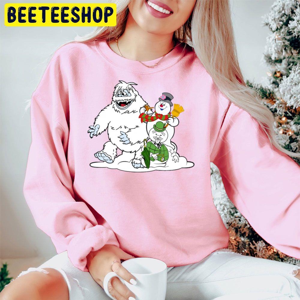 Frosty Bumble And Sam The Snowmen Christmas Beeteeshop Trending Unisex Hoodie Frosty Bumble And Sam The Snowmen Christmas Beeteeshop Trending Unisex Hoodie