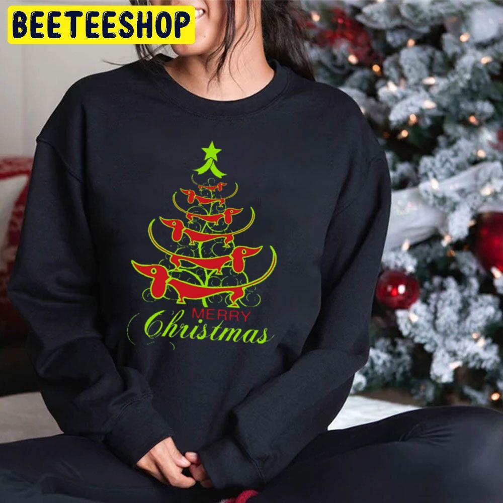 Funny Dachshund Christmas Tree Cute Dachshund Lover Merry Christmas Beeteeshop Trending Unisex Sweatshirt Funny Dachshund Christmas Tree Cute Dachshund Lover Merry Christmas Beeteeshop Trending Unisex Sweatshirt