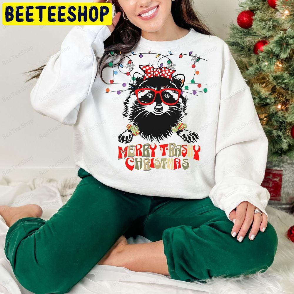 Funny Raccoon Christmas Merry Trashy Christmas Live Fast Eat Trash Unisex T-Shirt Funny Raccoon Christmas Merry Trashy Christmas Live Fast Eat Trash Unisex T-Shirt