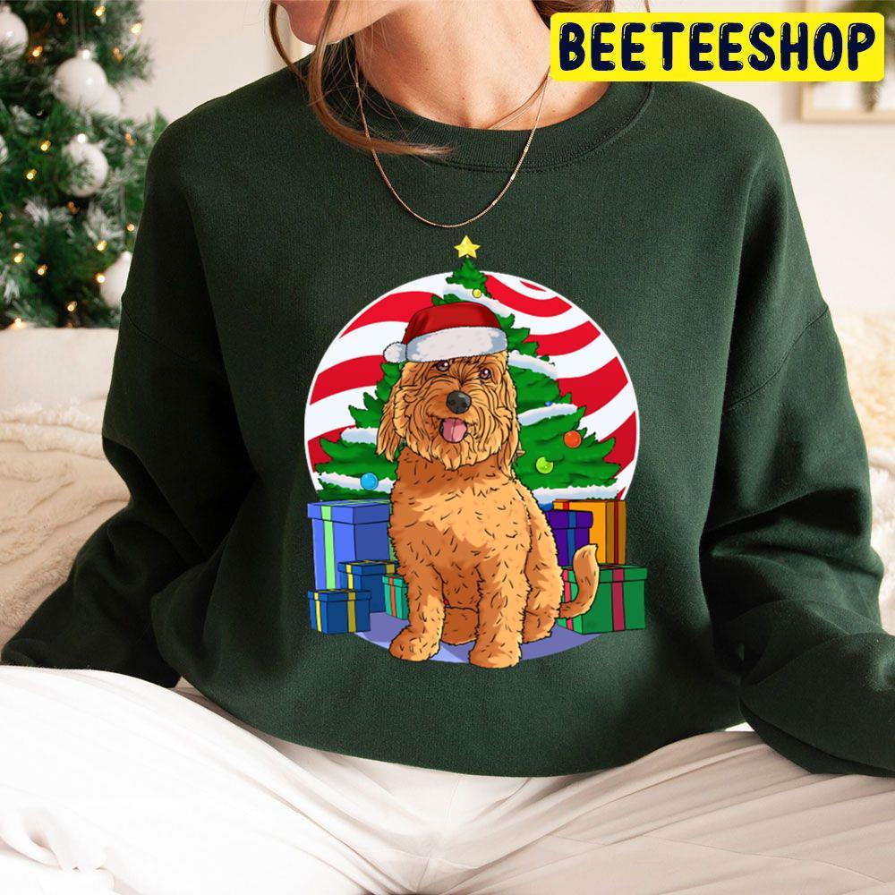Goldendoodle Dog Cute Santa Christmas Beeteeshop Trending Unisex Sweatshirt Goldendoodle Dog Cute Santa Christmas Beeteeshop Trending Unisex Sweatshirt