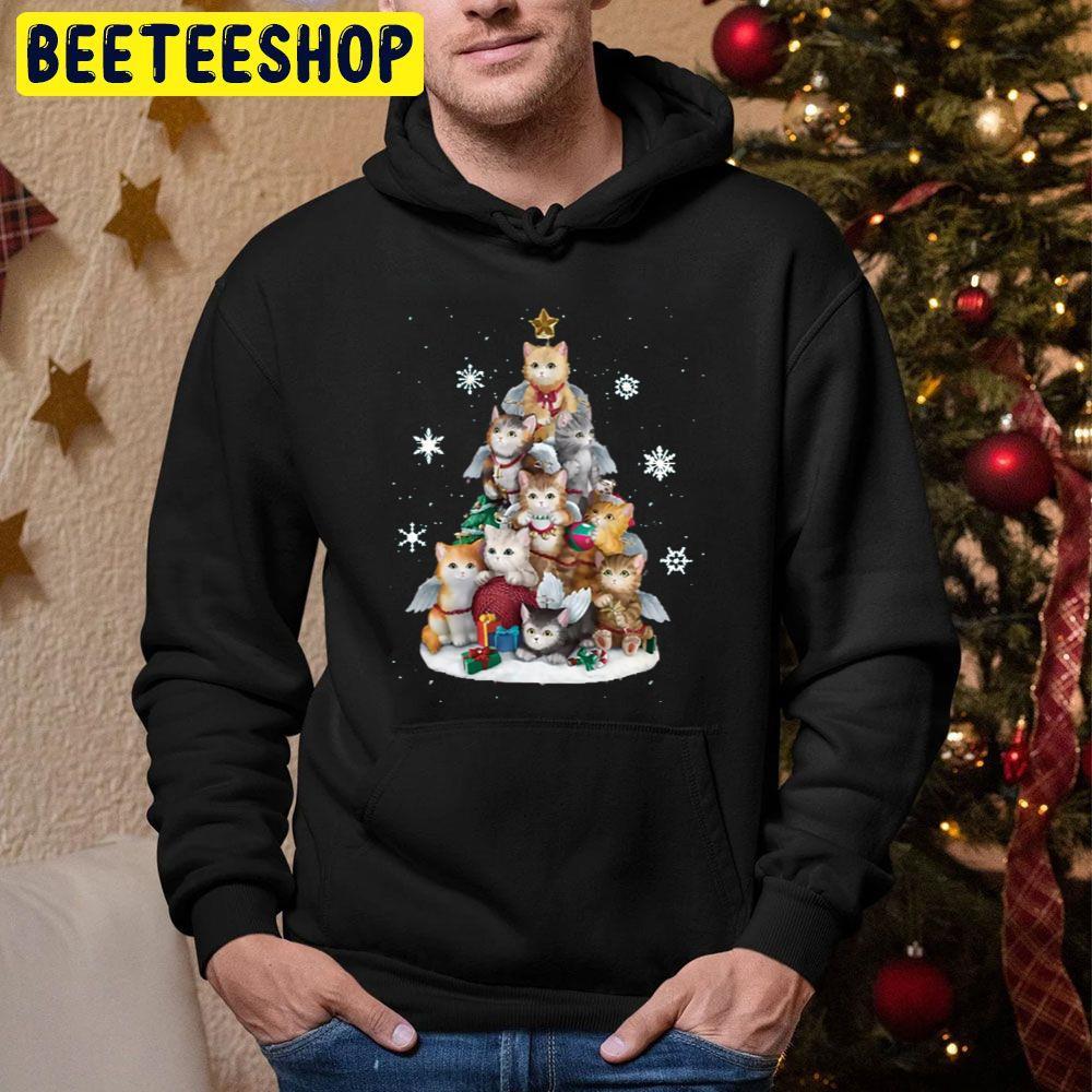 Great For Cat Lover Cats Christmas Tree Beeteeshop Trending Unisex Sweatshirt Great For Cat Lover Cats Christmas Tree Beeteeshop Trending Unisex Sweatshirt