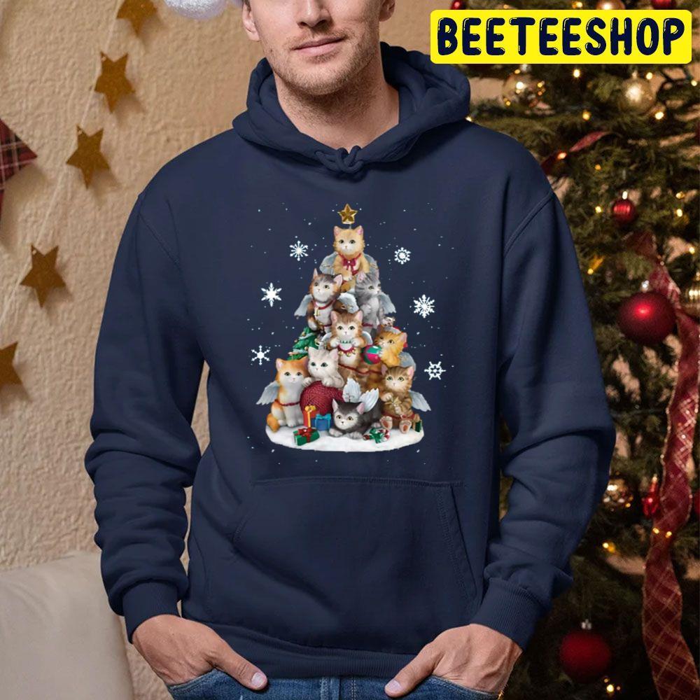 Great For Cat Lover Cats Christmas Tree Beeteeshop Trending Unisex Sweatshirt Great For Cat Lover Cats Christmas Tree Beeteeshop Trending Unisex Sweatshirt