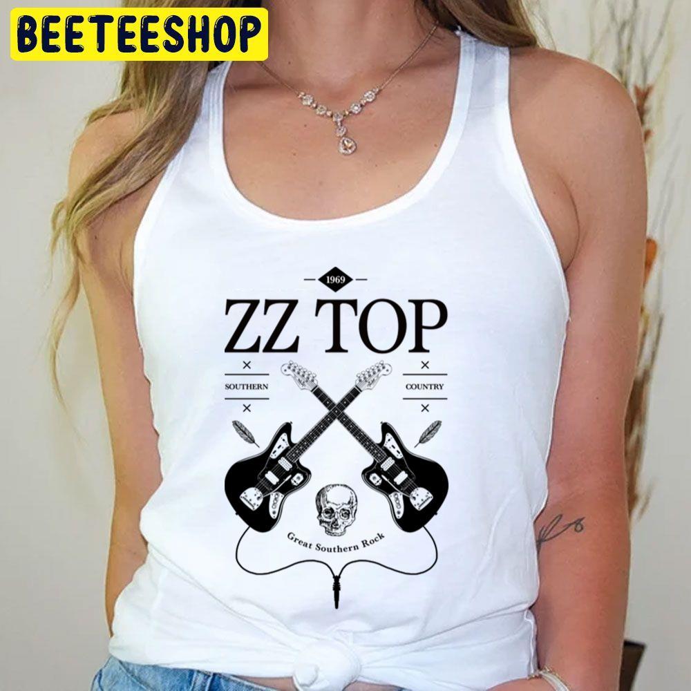 Guitar Vintage Logo Zz Top Unisex T-Shirt Guitar Vintage Logo Zz Top Unisex T-Shirt