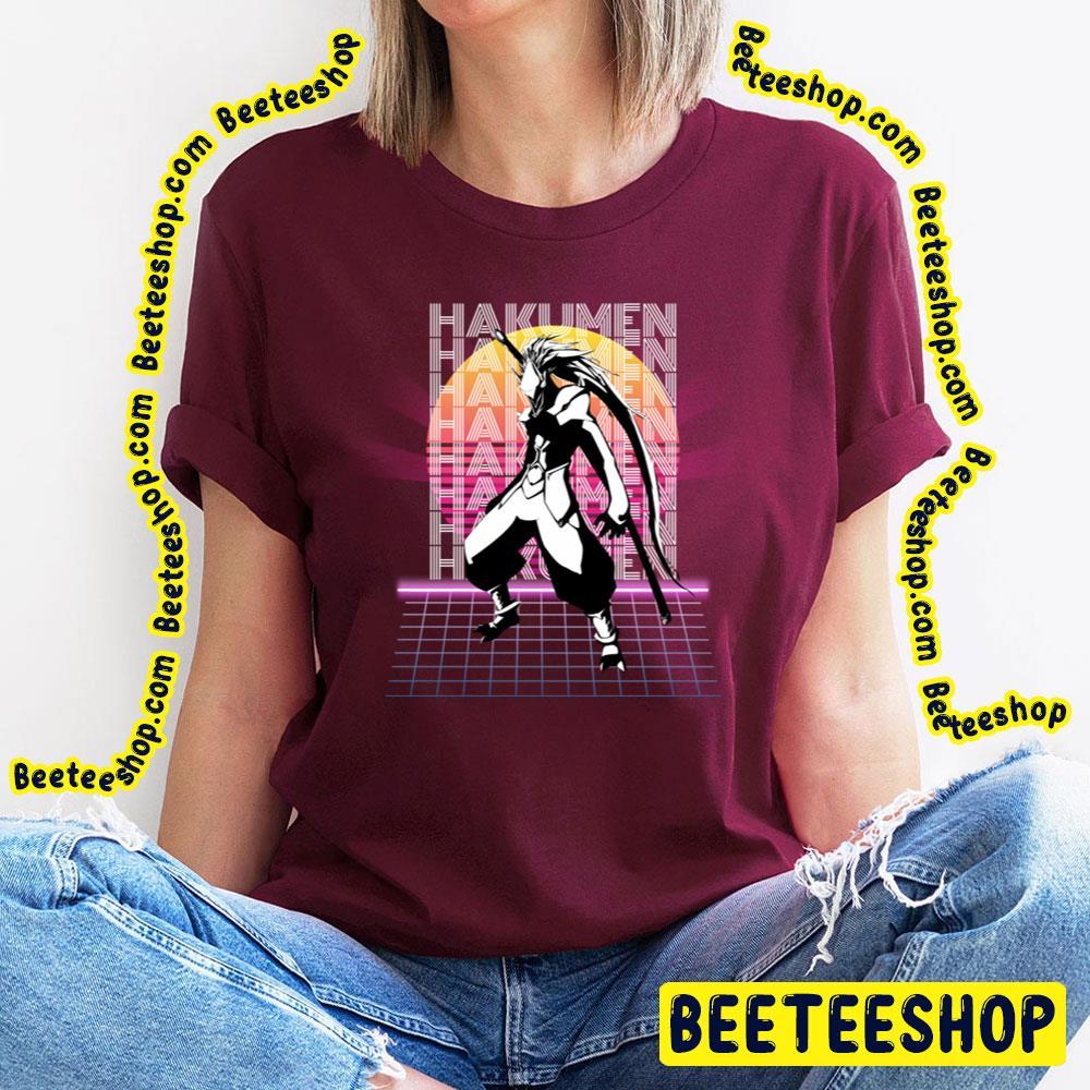 Hakumen Retro 80s Blazblue Unisex T-Shirt Hakumen Retro 80s Blazblue Unisex T-Shirt