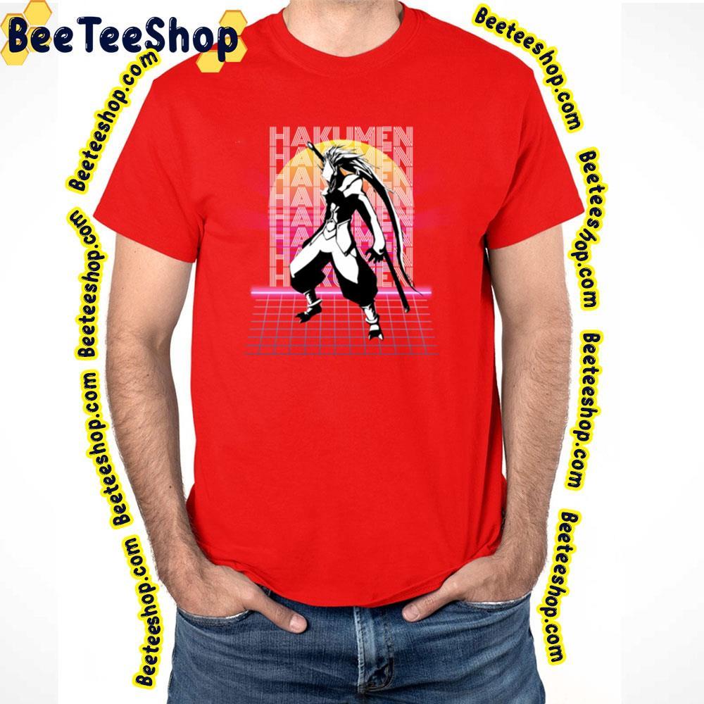Hakumen Retro 80s Blazblue Unisex T-Shirt Hakumen Retro 80s Blazblue Unisex T-Shirt