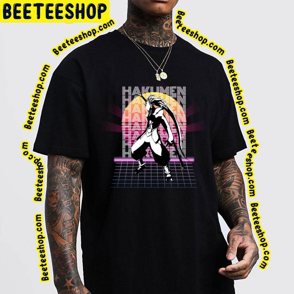 Hakumen Retro 80s Blazblue Unisex T-Shirt Hakumen Retro 80s Blazblue Unisex T-Shirt