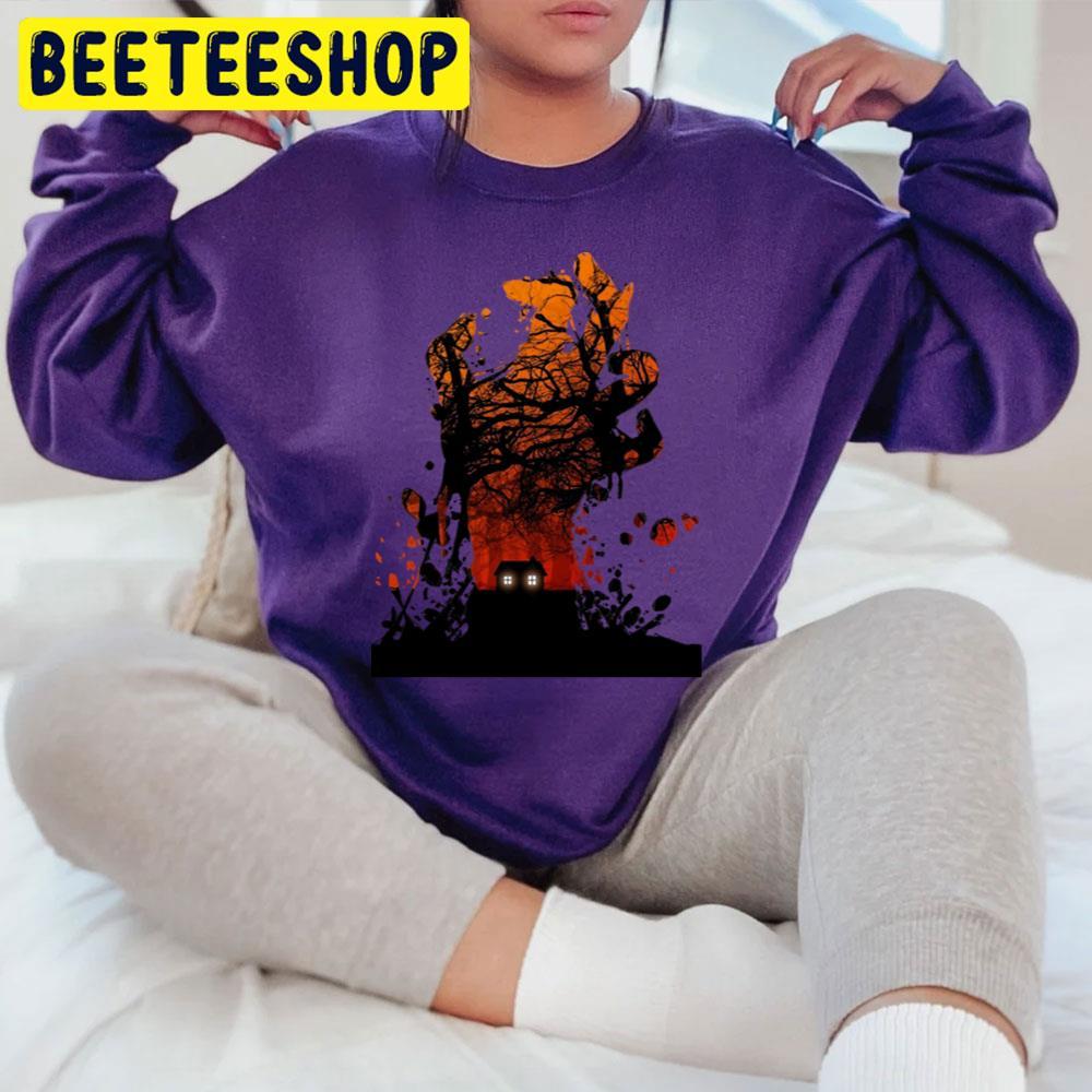 Halloween Hand The Evil Dead Beeteeshop Trending Unisex T-Shirt Halloween Hand The Evil Dead Beeteeshop Trending Unisex T-Shirt