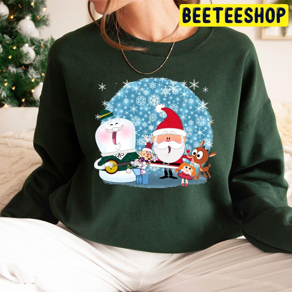 Happy Holidays Rudolph The Red Nosed Reindeer Christmas Beeteeshop Trending Unisex Sweatshirt Happy Holidays Rudolph The Red Nosed Reindeer Christmas Beeteeshop Trending Unisex Sweatshirt