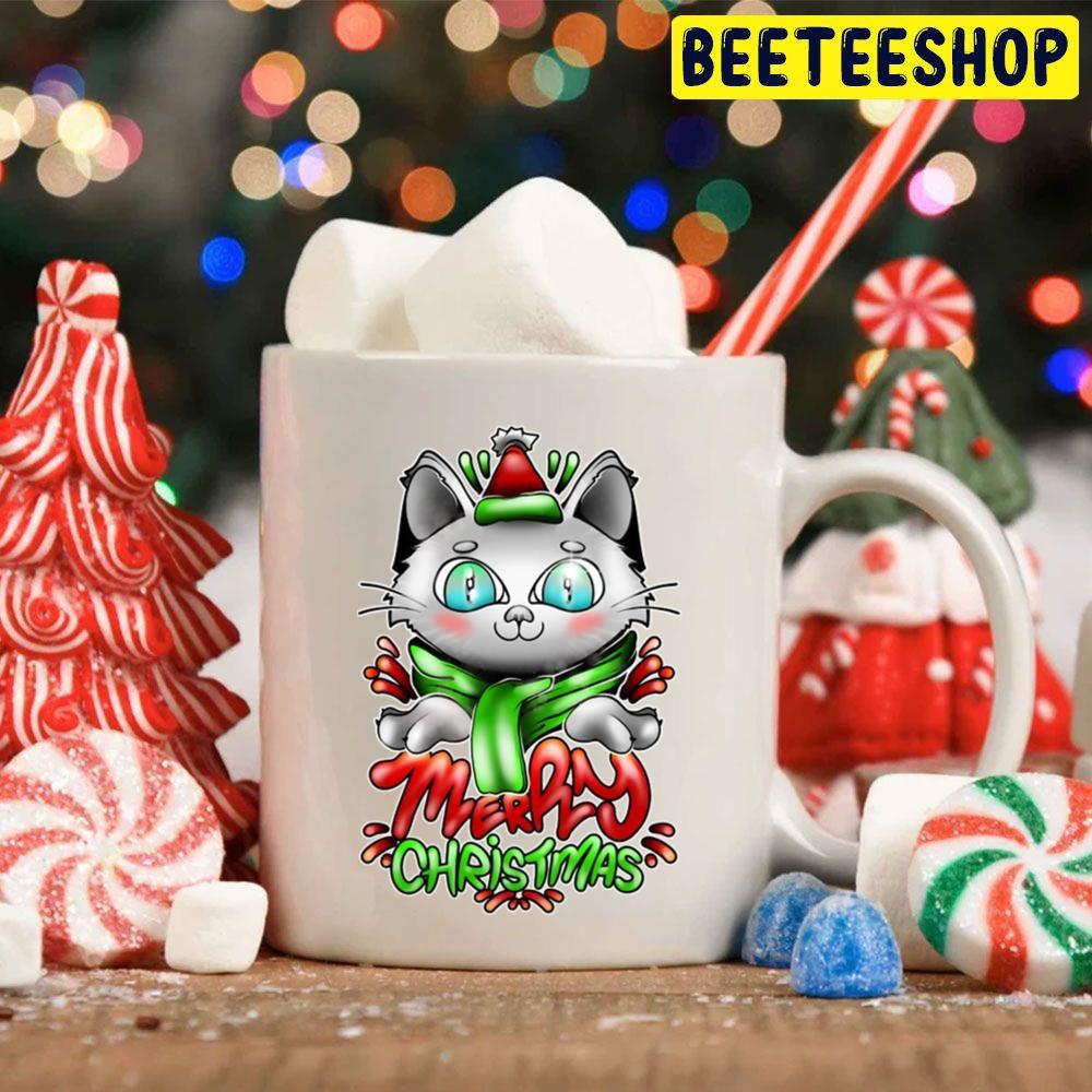 Hiho Christmas Cat Beeteeshop Trending Unisex Hoodie Hiho Christmas Cat Beeteeshop Trending Unisex Hoodie
