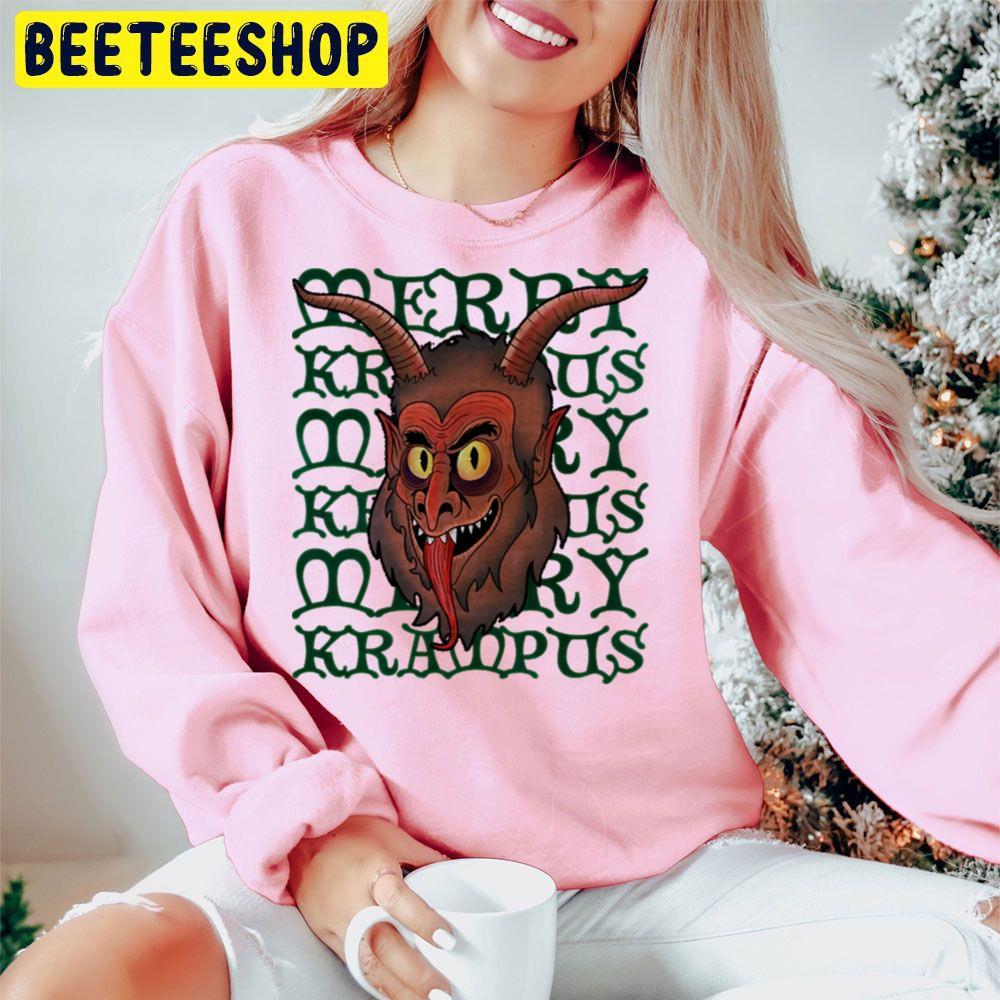 Horror Face Mery Krampus Christmas Beeteeshop Trending Unisex Hoodie Horror Face Mery Krampus Christmas Beeteeshop Trending Unisex Hoodie