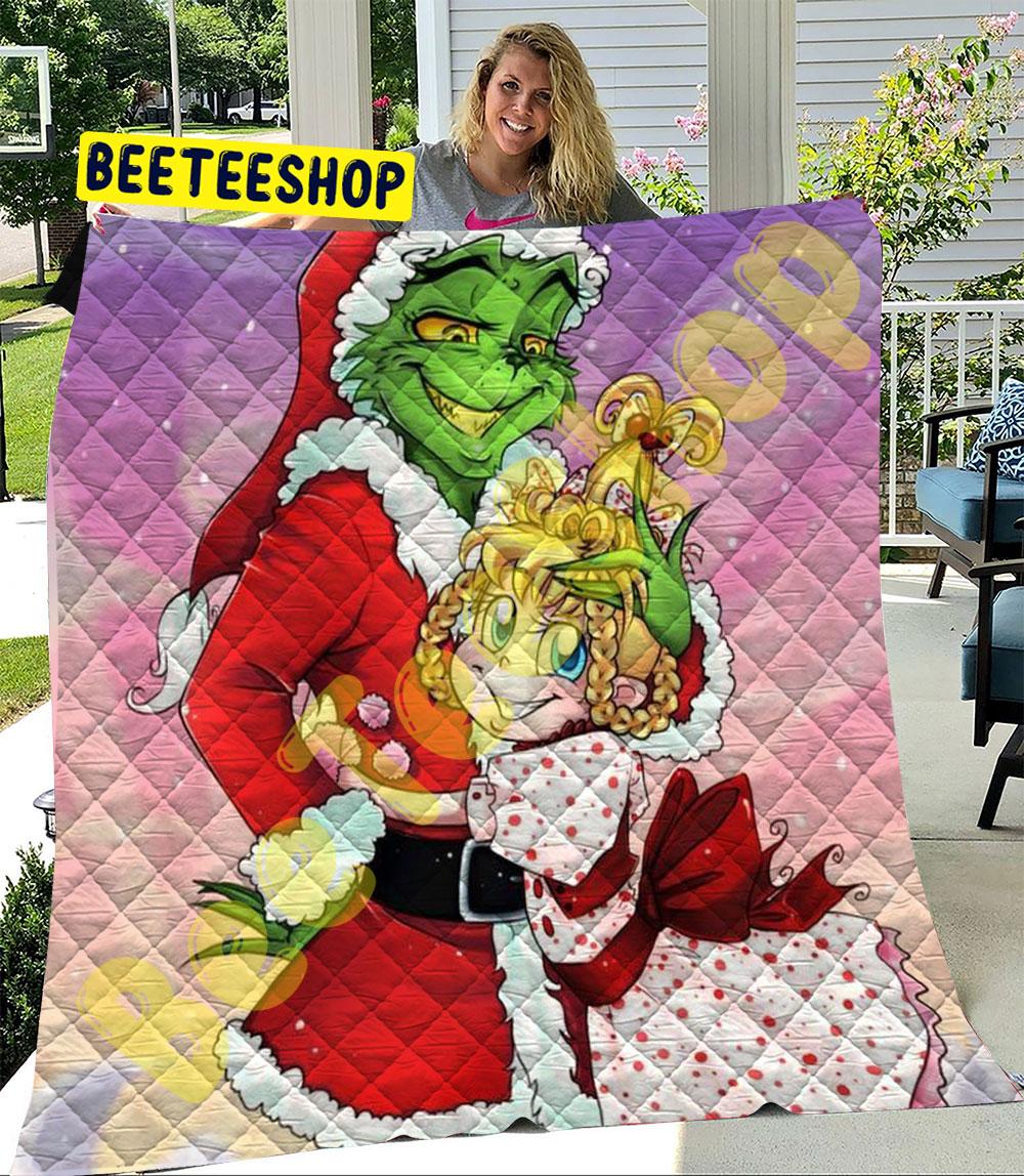 Hug Grinch Trending Quilt Hug Grinch Trending Quilt