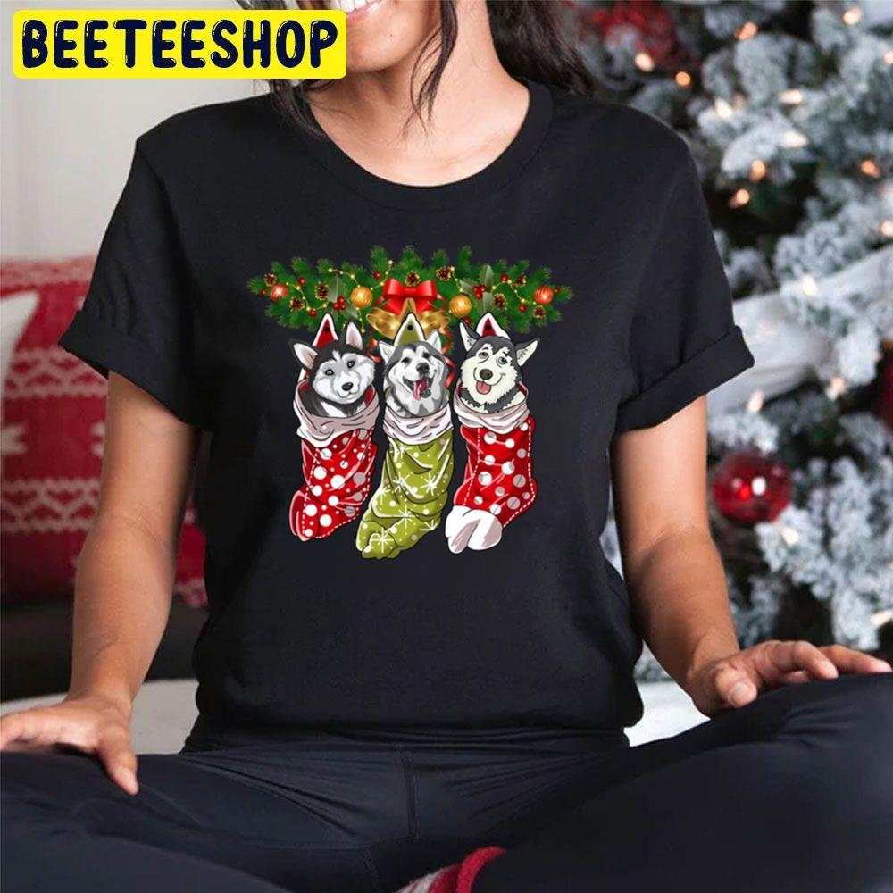 Huskies Socks Christmass Dogs Lovers Beeteeshop Trending Unisex Sweatshirt Huskies Socks Christmass Dogs Lovers Beeteeshop Trending Unisex Sweatshirt