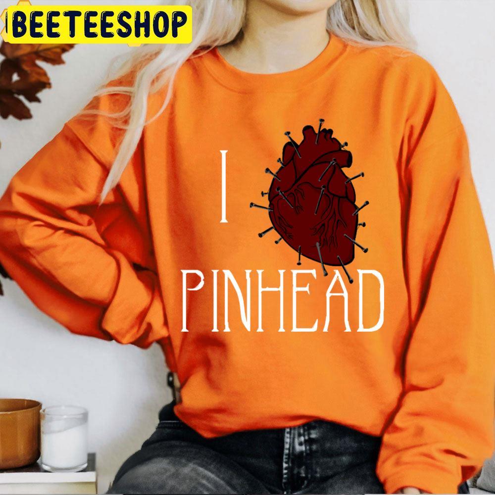 I Love Pinhead Heart And Nails Hellraiser Halloween Beeteeshop Trending Unisex T-Shirt I Love Pinhead Heart And Nails Hellraiser Halloween Beeteeshop Trending Unisex T-Shirt