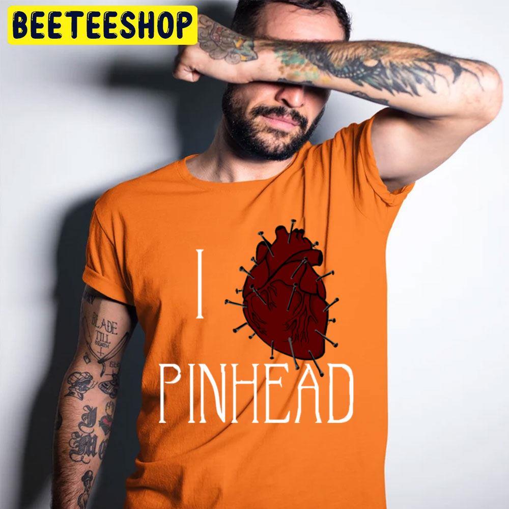 I Love Pinhead Heart And Nails Hellraiser Halloween Beeteeshop Trending Unisex T-Shirt I Love Pinhead Heart And Nails Hellraiser Halloween Beeteeshop Trending Unisex T-Shirt
