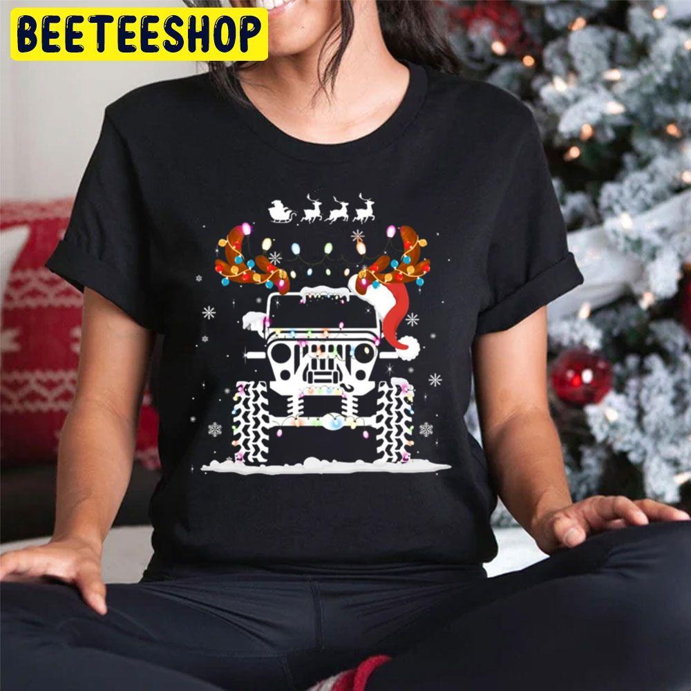 Jeep Christmas Lights Xmas Tree Reindeer Funny Beeteeshop Trending Unisex Hoodie Jeep Christmas Lights Xmas Tree Reindeer Funny Beeteeshop Trending Unisex Hoodie